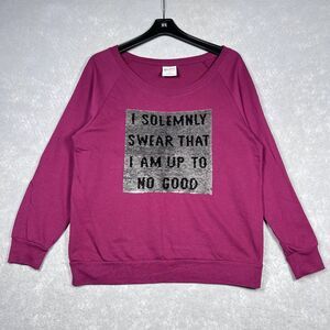 Harry Potter Sweater Women’s X-Large I Solemnly Swear That I Am Up To No Good
